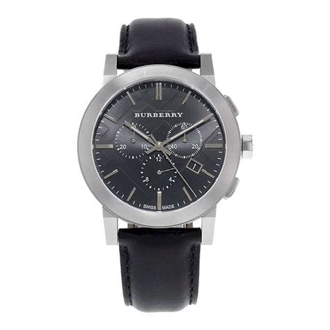 burberry mens watch bu9356|Burberry Chronograph Black Dial Black Leather Men's Watch .